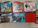 Metal lunch boxes, Lone Ranger, GI Joe, Star Wars and others, Superman metal lunch box with