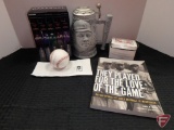 VHS Baseball collection, Babe Ruth Lidded Stein, They Played for the Love of the Game book,