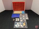 35piece Solid Bronze Collectors Set of Franklin Mint Presidential Coins, replica of the Declaration