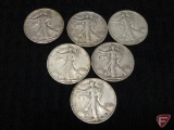 Walking Liberty half dollars, 1942, VG or better, 1942D, fine or better, 1942S, fine or better,