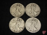 Walking Liberty half dollars, 1917, AG, 1920, good, 1942S, fine or better,