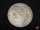 1900 Morgan silver dollar, VG or better