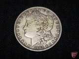 1884 Morgan silver dollar, VF