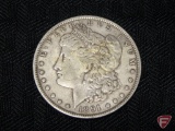 1891 Morgan silver dollar, VF to XF