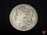 1886 O Morgan silver dollar, good