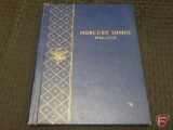 Mercury dime set in blue Whitman 1916-1945, missing 1916D, 1916S, 1917D, 1919D, 1919S, 1921,
