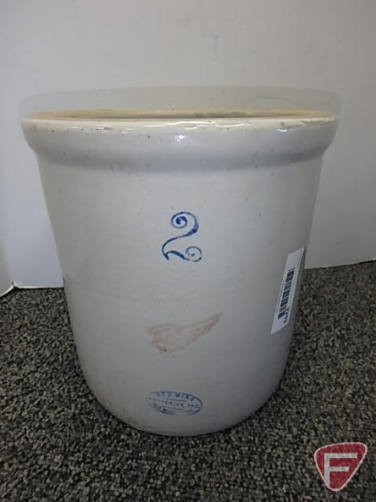 Red Wing No. 2 crock, 2 gallon
