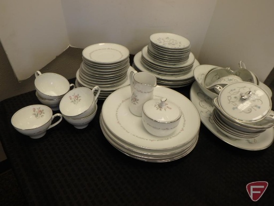 Noritake china, Mayfair and Alicia patterns, not complete sets
