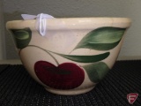 Watt ware bowl, Gaylord advertising, No. 5, has a crack