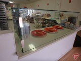 Glass countertop display merchandiser