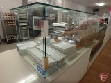 Glass countertop display merchandiser