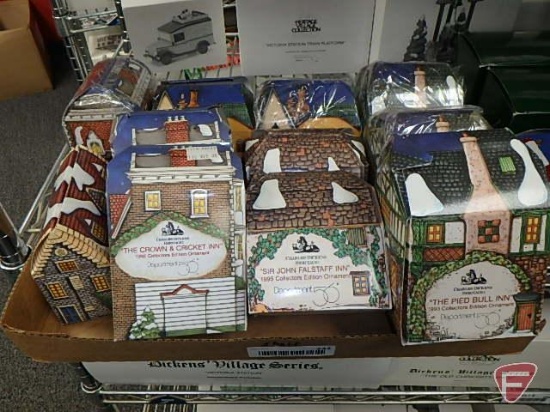 Dept. 56 Collectors Edition Ornaments, North Pole and Charles Dickens Heritage Series