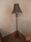 Lamp, metal base; Approx. 60in