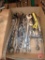 Assorted combination wrenches, most standard size