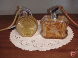 Vintage perfume bottles (2); one is not original top