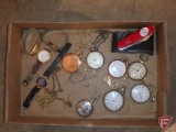 Pocket watches, Swiss Army knife and other pocket knives, cuff links, Pola Czesky Days buttons
