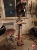 Tradesman drill press model 8100S with stand and shop stool