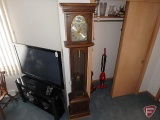 Cornwell grandfather clock with weights, 75