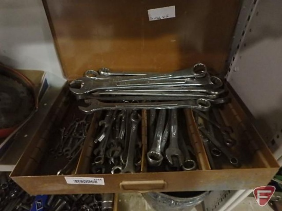 Combination metric and SAE wrenches; some S-K and Craftsman