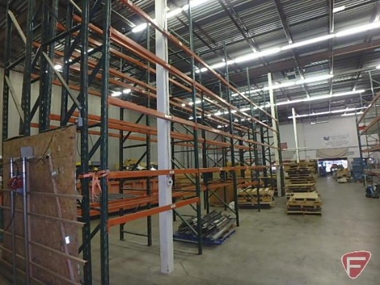 Pallet racking: (6) 240"X42" uprights and (47) 97" crossbars