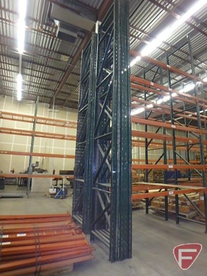 Pallet racking: (5) 240"X42" uprights and (54) 97" crossbars