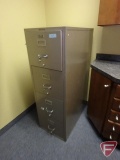 Shaw-Walker 4-drawer fire safe filing cabinet (1 hr. exp.)