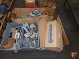 Contents of pallet; steel cables with turnbuckles, gear motors, sawhorse brackets, sprockets