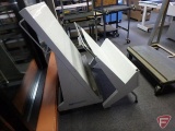 Newspaper thermal plate cart and rack