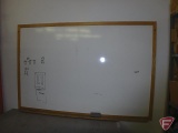 Wood frame white board 72X48