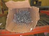 Pallet racking rail safety clips