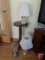 3 Lamps and plant stand