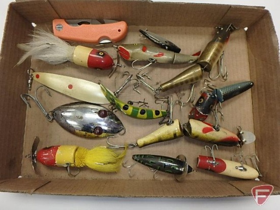 Fishing lures and NWTF stainless pocket knife