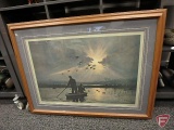 Artist Proof by Les Kouba, framed and matted print. Approx. 40