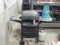 Char-Broil propane grill, 20lb propane tank, and and braided rope