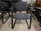 (8) upholstered office/reception chairs