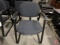 (2) upholstered office/reception chairs