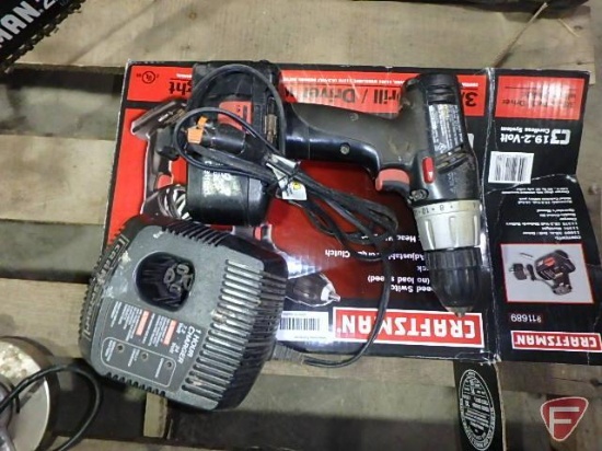 Craftsman 19.2v cordless drill with battery and charger