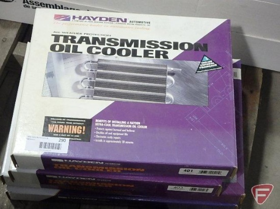 Hayden automotive transmission oil coolers, pn: 401, 403, and (2) 404