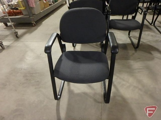 (6) upholstered office/reception chairs