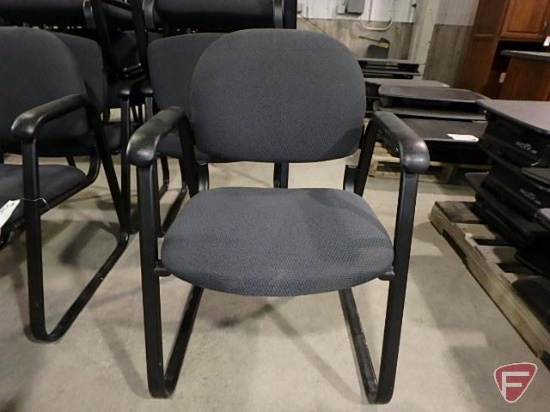 (6) upholstered office/reception chairs