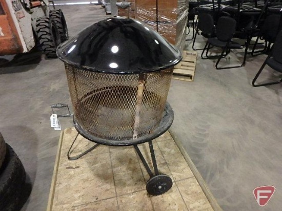 Mobile outdoor fire pit