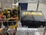 DeWalt cordless power tools: 14.4v DC930 drill, 14.4v DW991 drill, 7.2-14.4v charger, case,