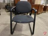 (8) upholstered office/reception chairs