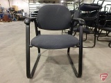 (8) upholstered office/reception chairs