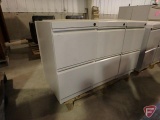 (5) 2 drawer metal filing cabinets