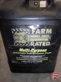 (4) transmission hydraulic fluid; all partials, approx. 5 gallons total