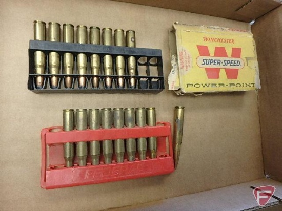 8mm Mauser ammo (8) rounds, .270 Win ammo (8) rounds