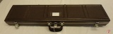 Gun case, hard plastic, lockable but missing key, 41x9x5in