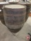 Wood whiskey barrel