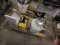 Lp tank with sunflower heater, other heater, and Coleman propane lantern